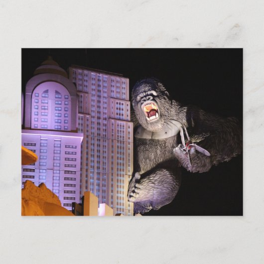 Gorilla Statue #1 Briefkaart (Voorkant)