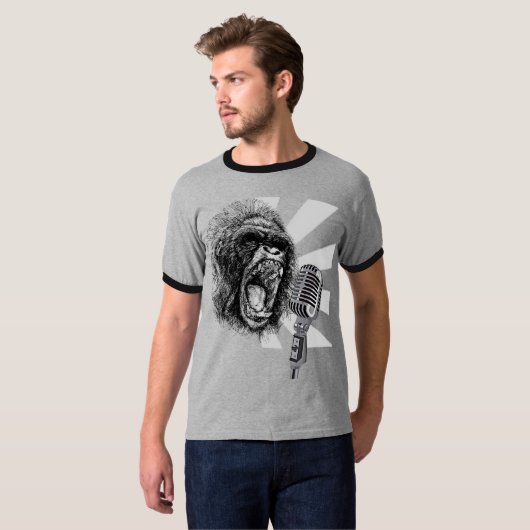 Gorilla-stem T-shirt (Voorkant volledig)