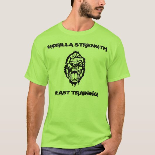 GORILLA STERENGTH BEAST TRAINING T-SHIRT (Voorkant)