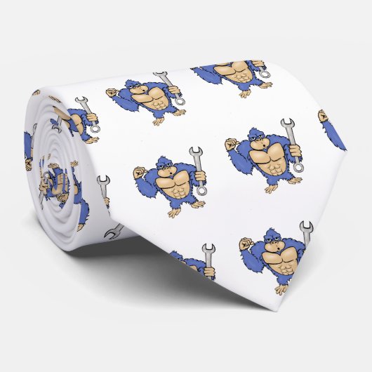 gorilla-stropdas. stropdas (Opgerold)