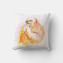 Gorilla sucking fingers Cushion 指しゃぶりのゴリラクッション Kussen