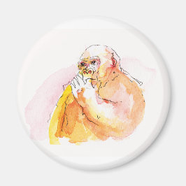 Gorilla sucking fingers Magnet 指しゃぶりのゴリラマグネット