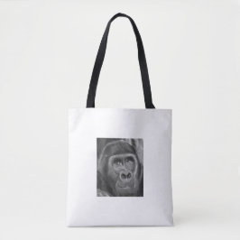 Gorilla sucking fingers Tote bag2  指しゃぶりのゴリラトートバッグ Tote Bag