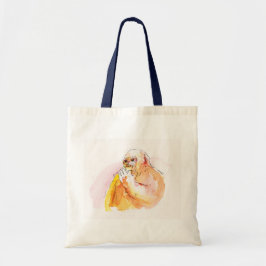 Gorilla sucking fingers Tote bag 指しゃぶりのゴリラトートバッグ