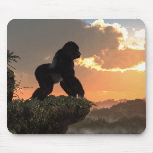 Gorilla Sunset Muismat (Voorkant)