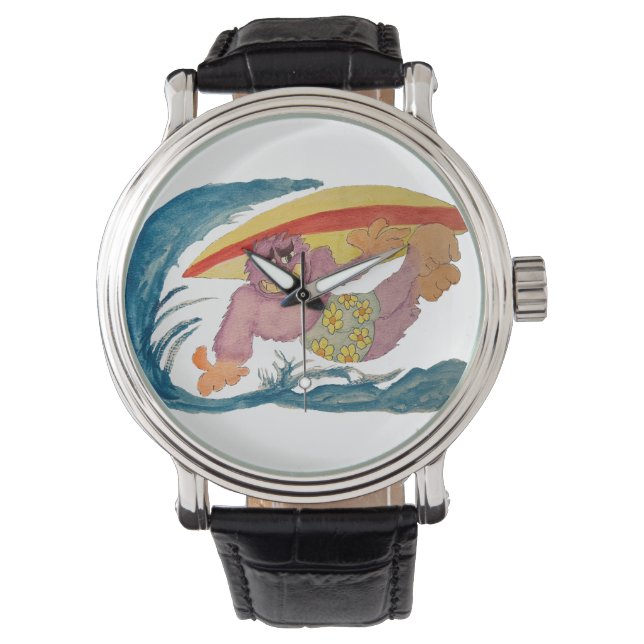 Gorilla Surfer Horloge (Voorkant)