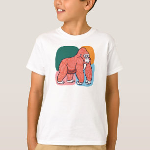 Gorilla T-shirt – Coole Grappige Dieren T-shirt vo