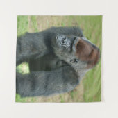 Gorilla Taal van Kracht Wandkleed (Voorkant (horizontaal))