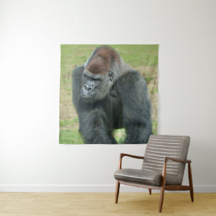 Gorilla Taal van Kracht Wandkleed