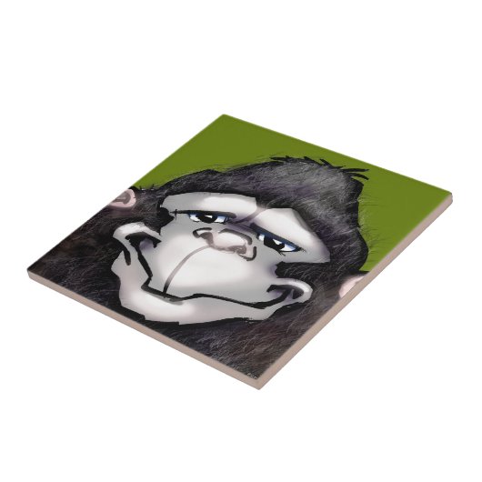 Gorilla Tegeltje (Zijkant)