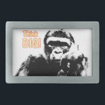 Gorilla Think Big Gesp<br><div class="desc">Gorilla "Denk groot"</div>