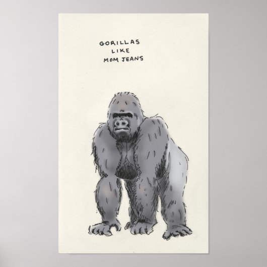 gorilla trivia poster (Voorkant)