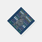 Gorilla Ugly KerstSweater Wildlife Series Servetten (Hoek)