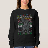 Gorilla Ugly KerstSweater Wildlife Series Trui (Voorkant)