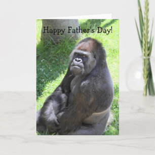 Gorilla Vaderdag Card Kaart