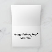 Gorilla, Vaderdag Wenskaart Kaart (Binnen)