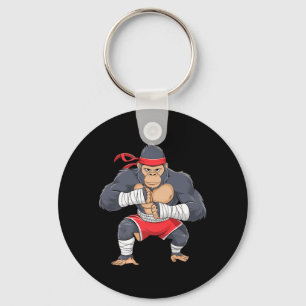 Gorilla Vechters MMA Kickbokstraining Martial Sleutelhanger