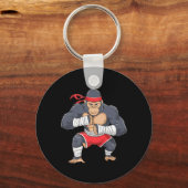Gorilla Vechters MMA Kickbokstraining Martial Sleutelhanger (Voorkant)