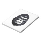 Gorilla Vector Art Animal Modern Urban Graphic Notitieblok (Linkerzijde)