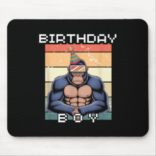 Gorilla Verjaardag Decoraties Aap Label VR Gamer Muismat