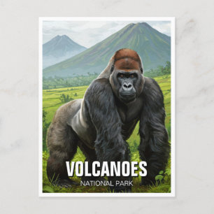 Gorilla Volcanoes Nationaal Park Rwanda Reizen Briefkaart