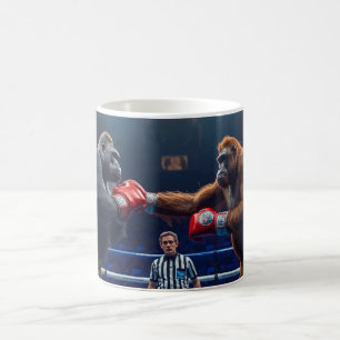 Gorilla vs. Orang-oetan Boksen  Koffiemok