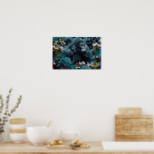 Gorilla Wall Poster, Kunstillustratie Poster (Keuken)