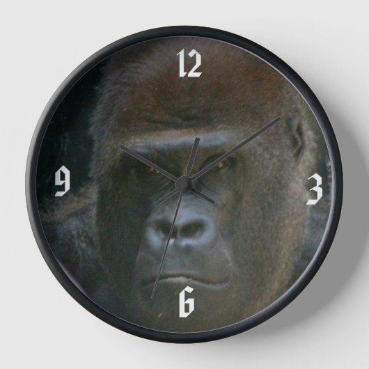 GORILLA Wandklok (Voorkant)