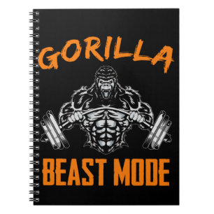 Gorilla Weightlift Beast Powerlift Fitness Notitieboek