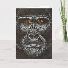 Gorilla Wenskaart Kaart