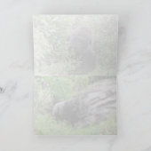 Gorilla Wenskaart Kaart (Binnen)