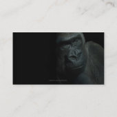 Gorilla Wildlife Primate Wild Animal bedreigd Visitekaartje (Achterkant)