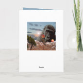 Gorilla With Loving Eyes, Birthday Kaart (Achterkant)