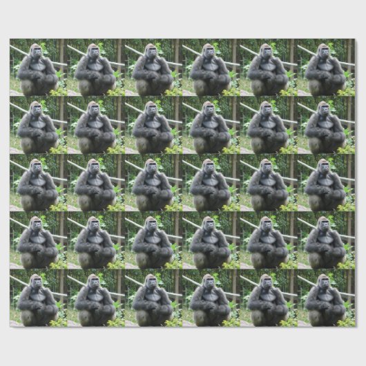 Gorilla Wrapping Paper Cadeaupapier (Vlak)