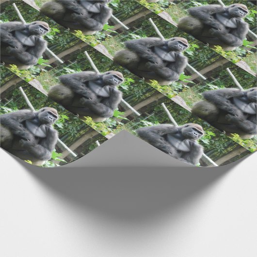 Gorilla Wrapping Paper Cadeaupapier (Hoek)