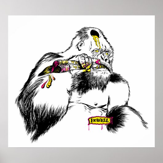 Gorilla x Artist Poster (Voorkant)