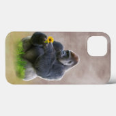 Gorilla & Yellow Daisy Case-Mate iPhone Case (Achterkant (horizontaal))