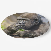 Gorilla Youngster Napkin Papieren Bordje (Gekanteld)