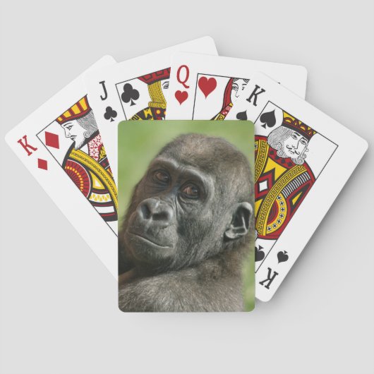 Gorilla Youngster Pokerkaarten (Achterkant)