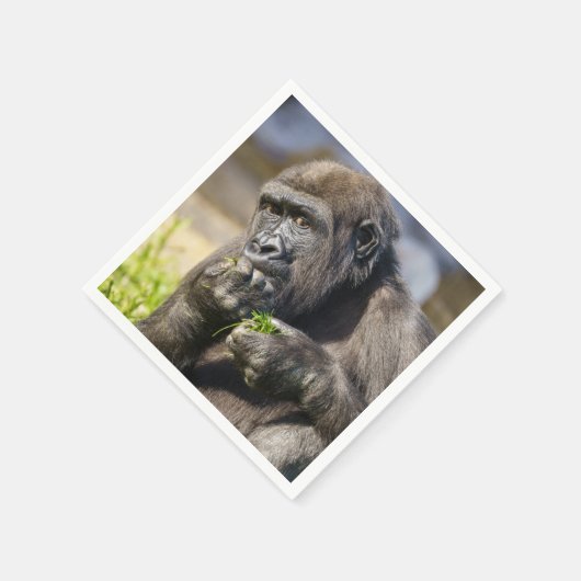 Gorilla Youngster Servet (Hoek)