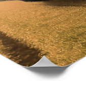 Gorilla, zilver achteraan bij schemering poster (Hoek)