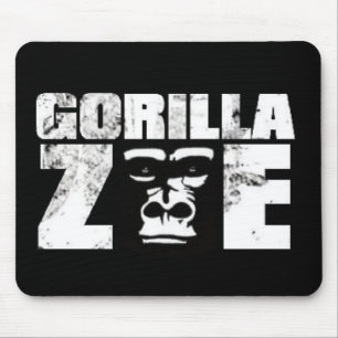 Gorilla Zoe Mousepad - Logo Muismat