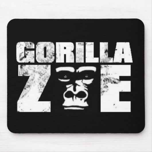 Gorilla Zoe Mousepad - Logo Muismat (Voorkant)