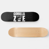 Gorilla Zoe Schaats Deck Persoonlijk Skateboard (Horizontaal)