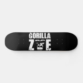Gorilla Zoe Schaats Deck Persoonlijk Skateboard (Horizontaal)