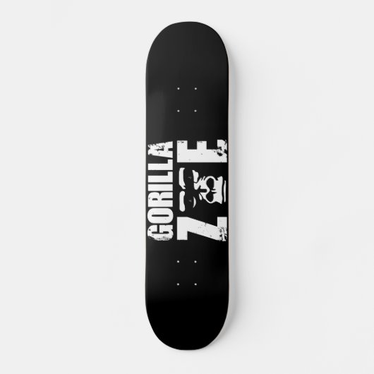 Gorilla Zoe Schaats Deck Persoonlijk Skateboard (Voorkant)