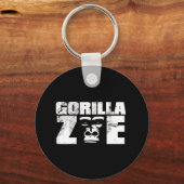 Gorilla Zoe Sleutelhanger - Logo (Voorkant)