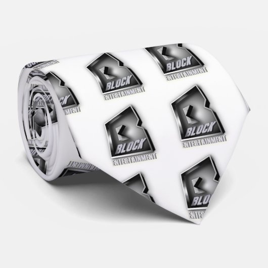 Gorilla Zoe Stropdas - Block Enterprises Black (Opgerold)