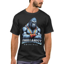 GorillaBoss - Grappig gorilla grafisch t-shirt - G