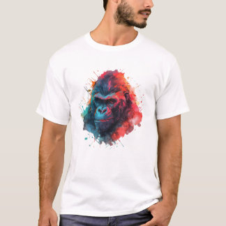 gorillagezicht t-shirt